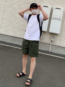 「bach（バッハ）のアイテム」を使った、renさん（メンズ・170cm）の夏コーディネート