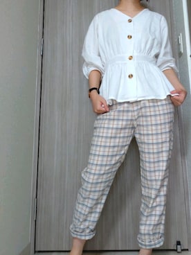 「K.UNO（ケイウノ）のアイテム」を使った、tyoco37さん（レディース・153cm）の夏コーディネート