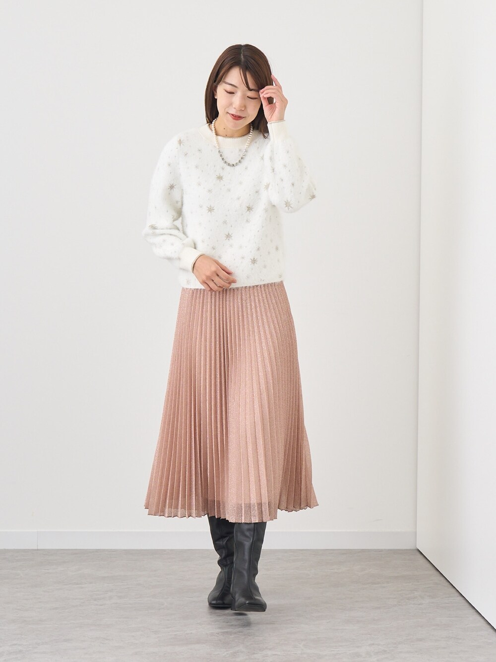 ANAYI（アナイ）の「ラメプリーツ スカート（スカート）」 - WEAR 