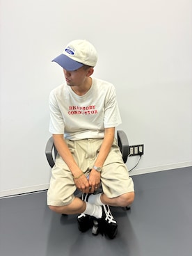 「アイテム（トップス）」を使った、ながやまさん（メンズ・180cm・30代）の秋コーディネート