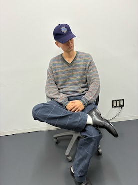 「アイテム（その他トップス）」を使った、ながやまさん（メンズ・180cm）の秋コーディネート