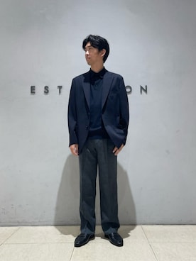 「ESTNATION（エストネーション）のアイテム」を使った、ESTNATION MENSさん（メンズ・172cm）の夏コーディネート
