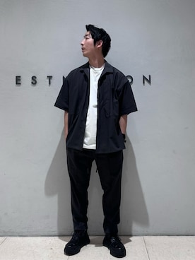「onegravity（ワングラビティ）のアイテム」を使った、ESTNATION MENSさん（メンズ・174cm）の夏コーディネート