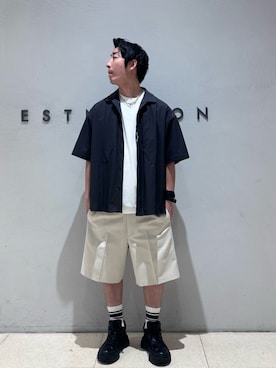 「ESTNATION（エストネーション）のアイテム」を使った、ESTNATION MENSさん（メンズ・174cm）の夏コーディネート