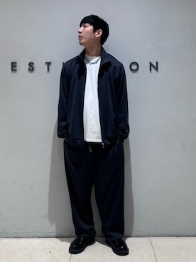 「COLUMN（コラム）のアイテム」を使った、ESTNATION MENSさん（メンズ・174cm）の夏コーディネート