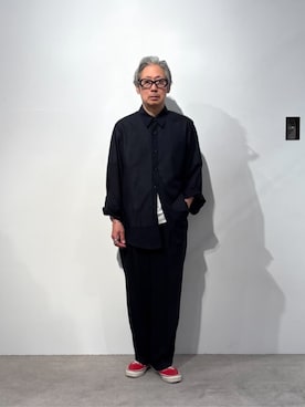 「COLUMN（コラム）のアイテム」を使った、ESTNATION MENSさん（メンズ・164cm）の夏コーディネート