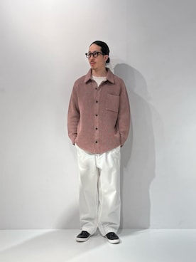 「ESTNATION（エストネーション）のアイテム（ニット/セーター）」を使った、ESTNATION MENSさん（メンズ・174cm）の夏コーディネート