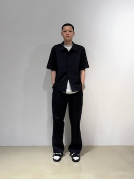 「COLUMN（コラム）のアイテム」を使った、ESTNATION MENSさん（メンズ・180cm）の夏コーディネート