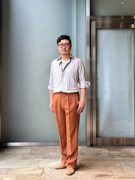 「ESTNATION（エストネーション）のアイテム」を使った、ESTNATION MENSさん（メンズ・180cm）の夏コーディネート