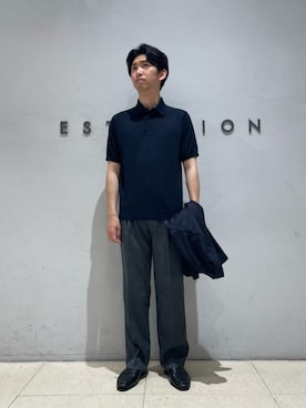 「ESTNATION（エストネーション）のアイテム」を使った、ESTNATION MENSさん（メンズ・172cm）の夏コーディネート