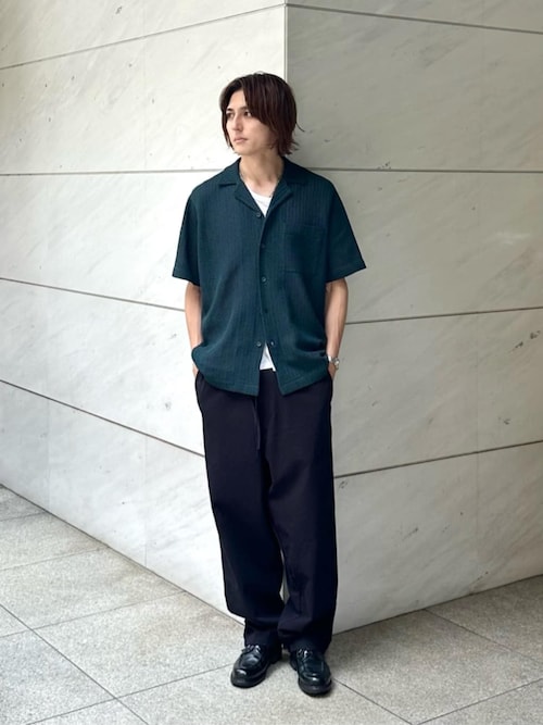 ESTNATION / サマーツイード ニットシャツ
