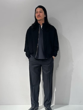 「ESTNATION（エストネーション）のアイテム（ニット/セーター）」を使った、ESTNATION MENSさん（メンズ・176cm）の夏コーディネート