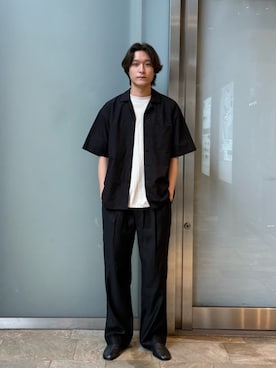 「COLUMN（コラム）のアイテム」を使った、ESTNATION MENSさん（メンズ・180cm）の夏コーディネート
