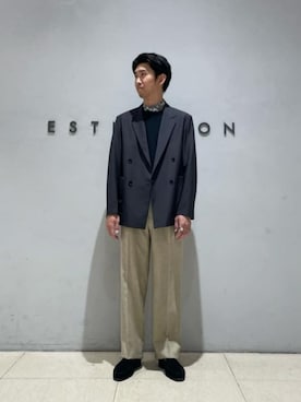 「ESTNATION（エストネーション）のアイテム」を使った、ESTNATION MENSさん（メンズ・172cm）の夏コーディネート