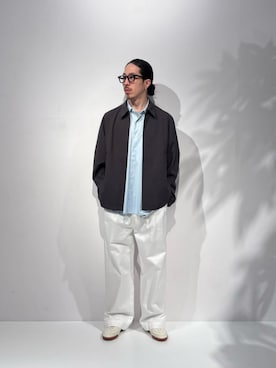 「COLUMN（コラム）のアイテム」を使った、ESTNATION MENSさん（メンズ・174cm）の夏コーディネート
