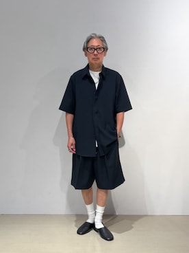 「COLUMN（コラム）のアイテム」を使った、ESTNATION MENSさん（メンズ・164cm）の夏コーディネート