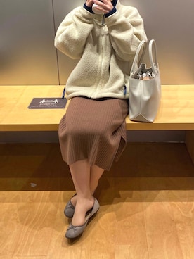 「L.L.Bean（エルエルビーン）のアイテム（その他アウター）」を使った、メさん（レディース・156cm）の秋コーディネート