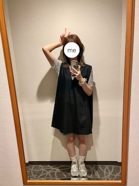 「アイテム（ワンピース/ドレス）」を使った、ゆかたん半島さん（骨格ウェーブ・レディース・153cm）の秋コーディネート