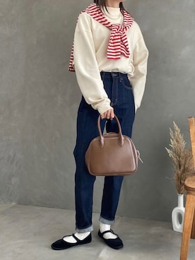 「khakito（カーキト）のアイテム」を使った、おと.さん（レディース・165cm）の春コーディネート