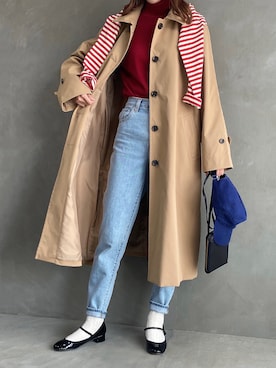 「khakito（カーキト）のアイテム」を使った、おと.さん（レディース・165cm）の春コーディネート