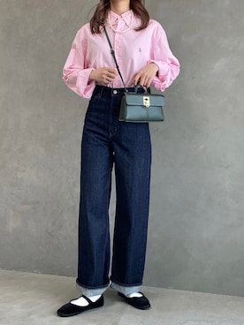 「Ralph Lauren」｜「アイテム（その他シューズ）」を使った、おと.さん（レディース・165cm）の春コーディネート