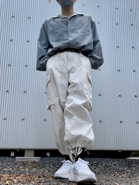 「NERDY（ノルディ）のアイテム」を使った、Shotaさん（メンズ・176cm）の秋コーディネート