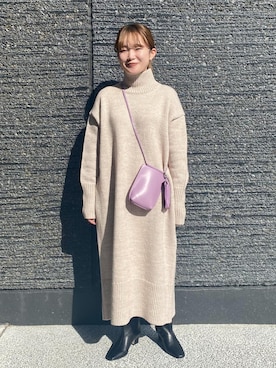 ADAM ET ROPE' STAFFさん（レディース・159cm）の冬コーディネート