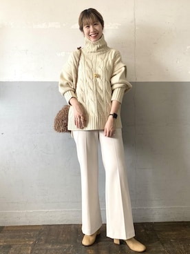 ADAM ET ROPE' STAFFさん（レディース・167cm）の秋コーディネート