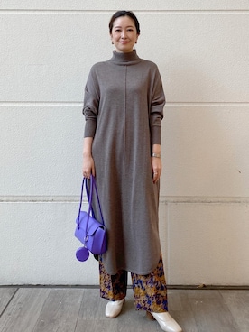 ADAM ET ROPE' STAFFさん（レディース・164cm）の冬コーディネート