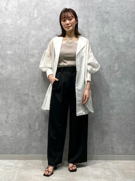 「MURRAL（ミューラル）のアイテム」を使った、ADAM ET ROPE' STAFFさん（レディース・160cm）の春コーディネート