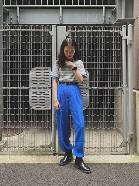 「ボーター」｜きんたさん（レディース・159cm）の夏コーディネート