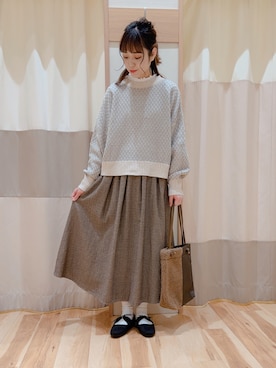 torikaiさん（レディース・160cm）の冬コーディネート