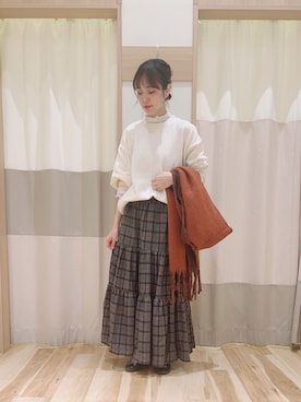 「田中里奈コラボ」｜とりさんさん（レディース・160cm）の秋コーディネート