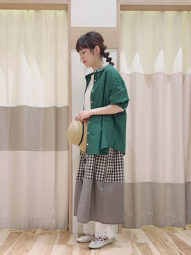 torikaiさん（レディース・160cm）の夏コーディネート