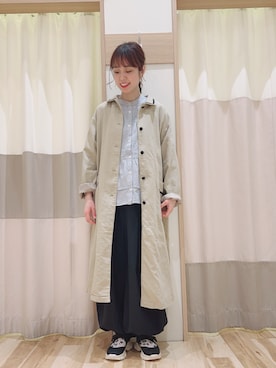 「サマンサモスモス」｜「アイテム（その他アウター）」を使った、torikaiさん（レディース・160cm）の春コーディネート