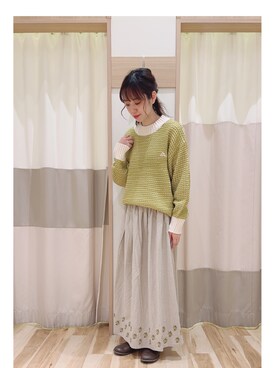 torikaiさんの「【KELTY×SamansaMos2】ぽこぽこモックネックニット」を使ったコーディネート