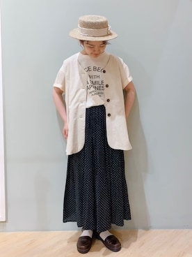 おの 🧸さん（レディース・161cm）の春コーディネート