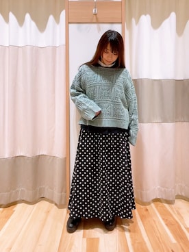 新品タグ付き　パドカレ　ブラウス、スカート　ブラック　水玉 新品タグ付き パドカレ ブラウス、スカート ブラック 水玉 新品タグ