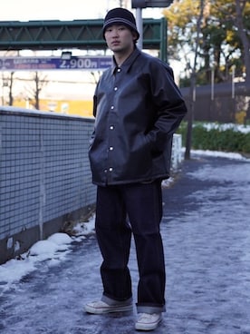 今野太那さん（メンズ・175cm）の冬コーディネート