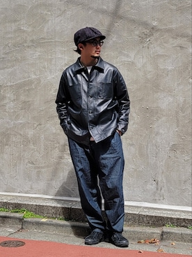 Schott(ショット) LAMB LEATHER COVERALL JACKET/ラムレザー