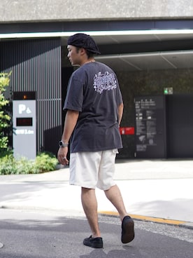 「shorts」｜今野太那さん（メンズ・175cm）の夏コーディネート