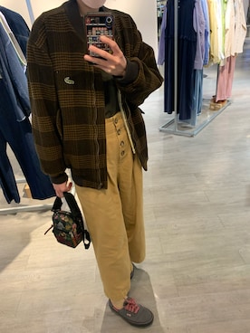 「crocodile（クロコダイル）のアイテム」を使った、Angie🐇さん（レディース・167cm）の冬コーディネート