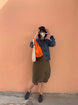 「orSlow（オアスロウ）のアイテム（ジャケット/アウター）」を使った、Angie🐇さん（レディース・167cm）の春コーディネート