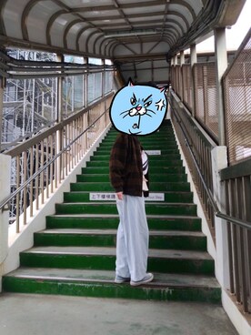 「CONVERSE（コンバース）のアイテム（その他シューズ）」を使った、Angie🐇さん（レディース・167cm）の冬コーディネート