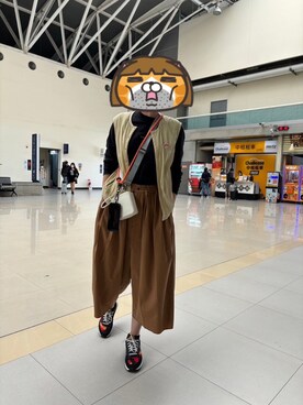 「SASQUATCHfabrix.（サスクワァッチファブリックス）のアイテム」を使った、Angie🐇さん（レディース・167cm）の冬コーディネート