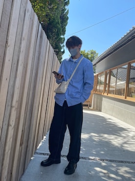 「アイテム（ピアス（片耳用））」を使った、KoU（相互フォロー）さん（メンズ・172cm・20代）の春コーディネート