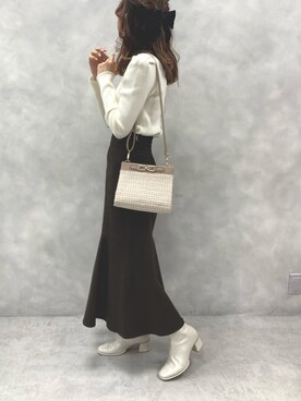 MOEKA(イエベ春/骨格ナチュラル)さん(レディース・157cm)の冬コーディネート