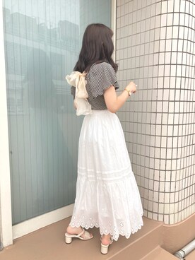 MOEKA(イエベ春/骨格ナチュラル)さん（レディース・157cm）の夏コーディネート