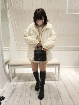 「OLIVE des OLIVE（オリーブデオリーブ）のアイテム（チュニック）」を使った、ゆい。さん（レディース・150cm）の秋コーディネート