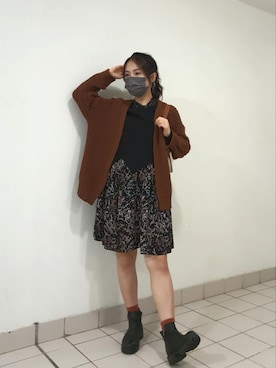 「midiskirt」｜peikさん（レディース・153cm）の冬コーディネート